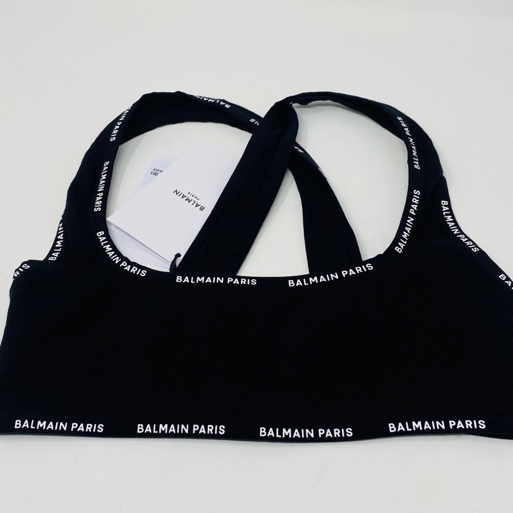 BALMAIN**Black Logo Sportsbra**$225 - Picture 5 of 8